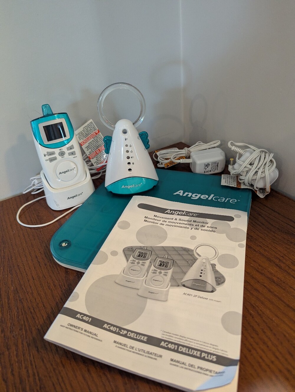 Angel Care Movement Sensor With Sound & Motion  2 Monitors In 1 - AC401
